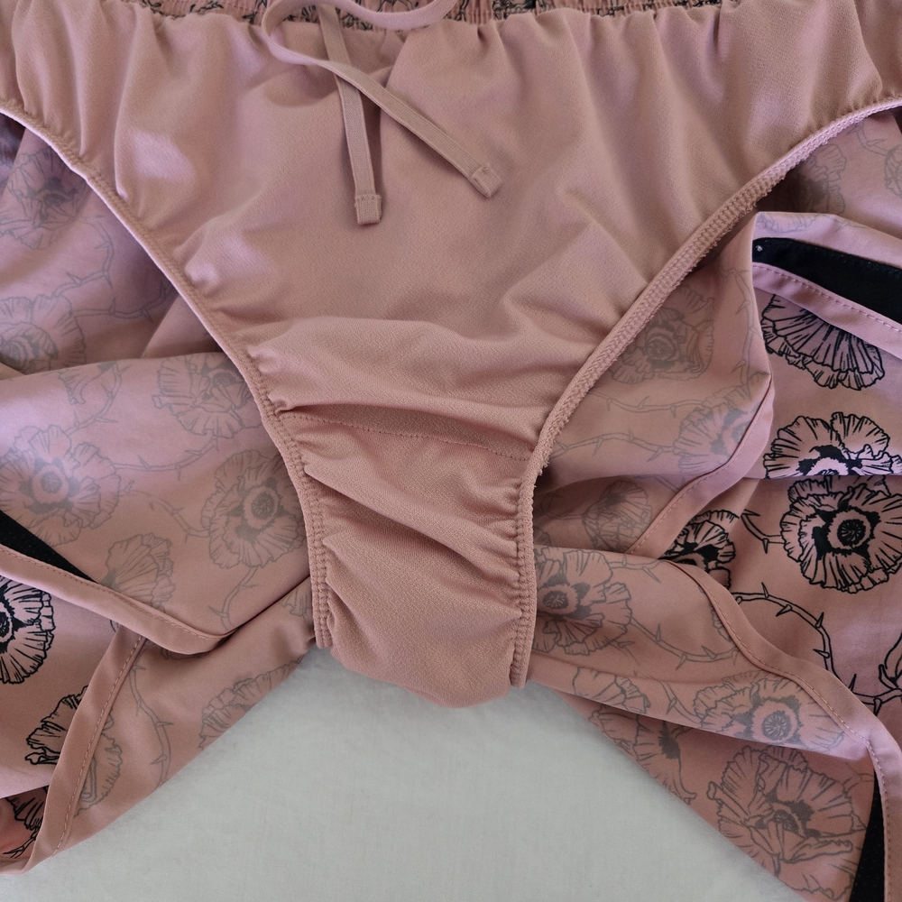 Nike Pink Floral Athletic Shorts - Picture 4 of 8